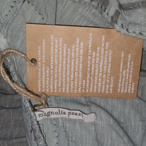 New Magnolia Pearl Veda Monarch Kaftan Sitting Bull River Caftan Dress 562 blue - Picture 5 of 16